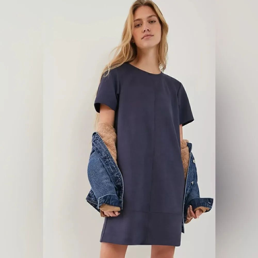 Anthropologie-  Hayden Sueded Tee Dress size xl
